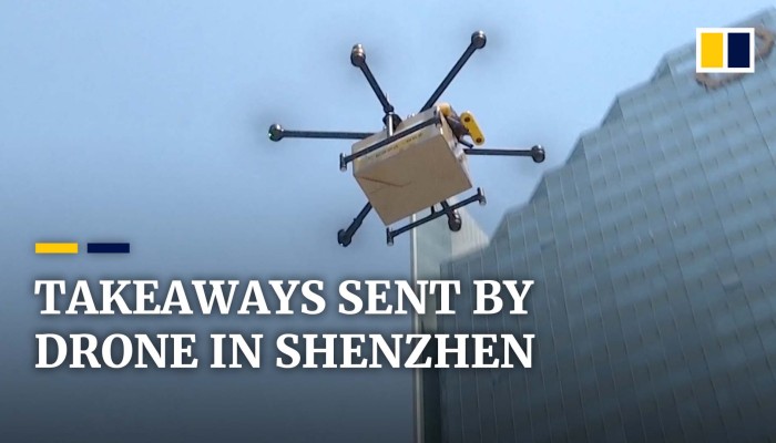 Drone Food Deliveries Take Off In China S Tech City Shenzhen South